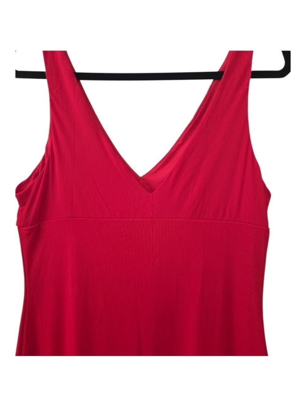Unbranded Red V Neck Sleeveless Mini Dress Large - Picture 5 of 8